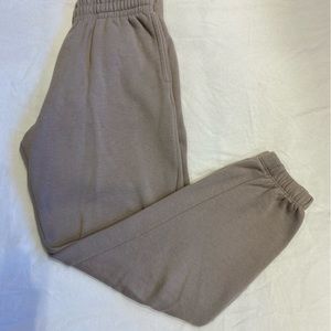 Beige Garage Sweatpants